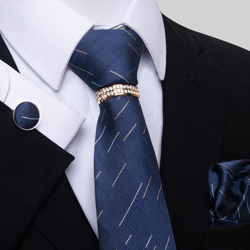 Direct Supply New Plaid Striped Flower Multicolor Men'S Tie Set
