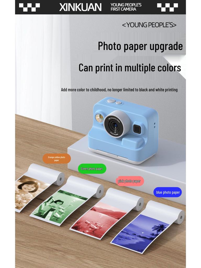 Polaroid Kinder Digitalkamera & Sofortdrucker - Pädagogisches Geburtstagsgeschenk Spielzeug
