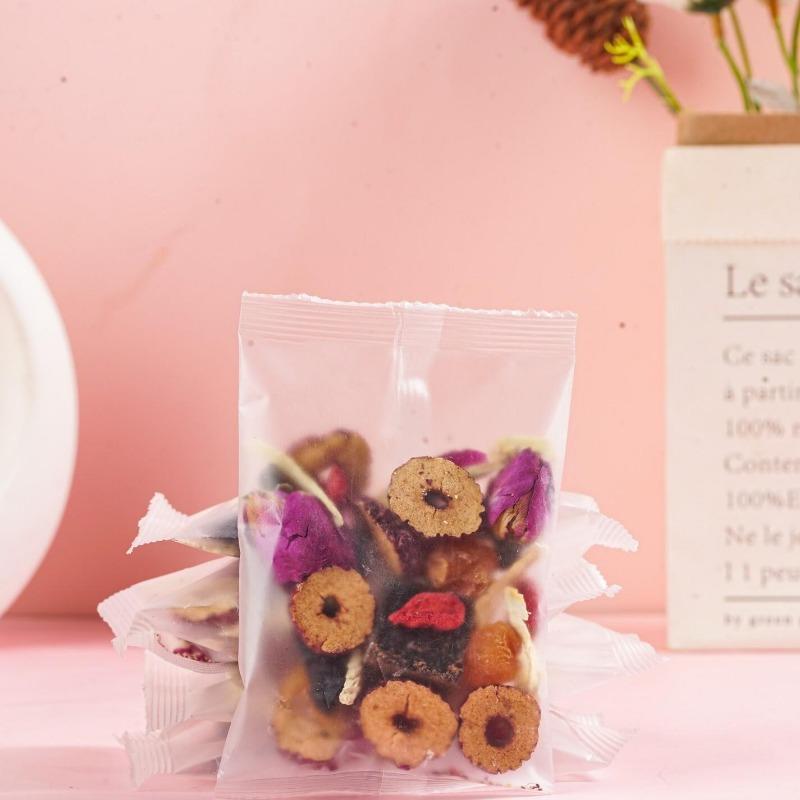 Brauner Zucker Ingwertee mit roten Datteln und Rose Kräutergetränk für das Wohlbefinden 200g