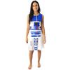 STAR WARS Vestido de skatista cosplay feminino/senhora R2-D2