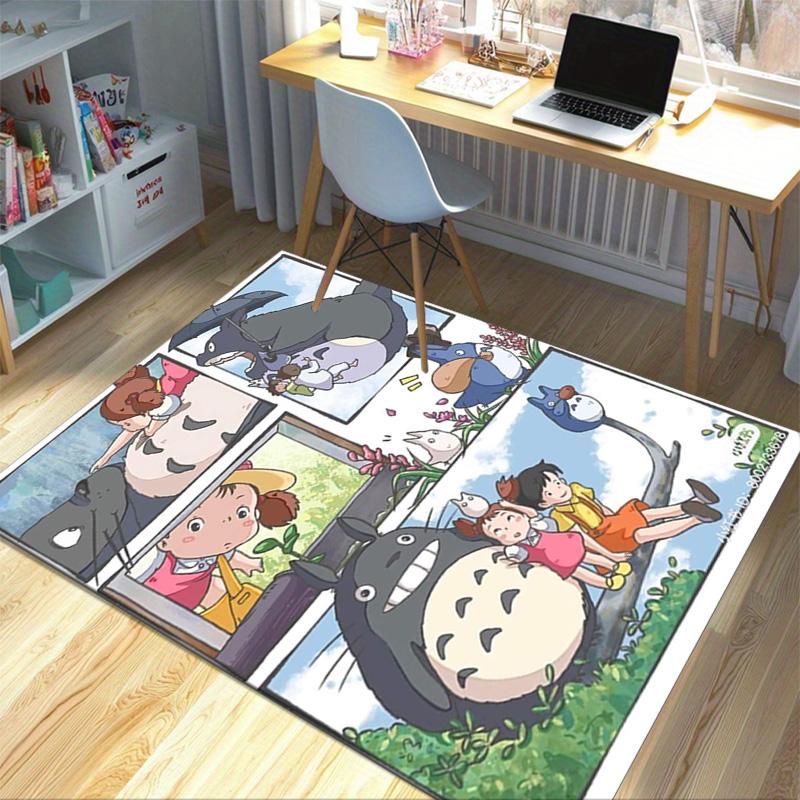 Neighbor Totoro Adventure Carpet For Playroom Bedroom Living Room Sofa Home Decorkids Game Area Rug Nonslip Floor Mat
