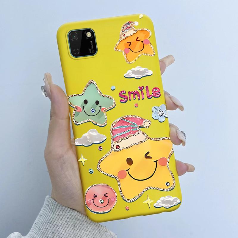 For Huawei Y5p Phone Case DRA-LX9 Butterfly Flower Girl Design Soft Silicone TPU Back Housing for Honor 9S HuaweiY5p Y 5p Covers