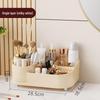 High-End Cosmetic Storage Box: Large-Capacity Organizer for Lipsticks, Eyebrow Pencils, and Skincare Products. Perfect for Desktop Dressing Tables.