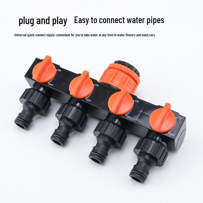 Quick-Connect Faucet Hose Valve & Diverter with Switch