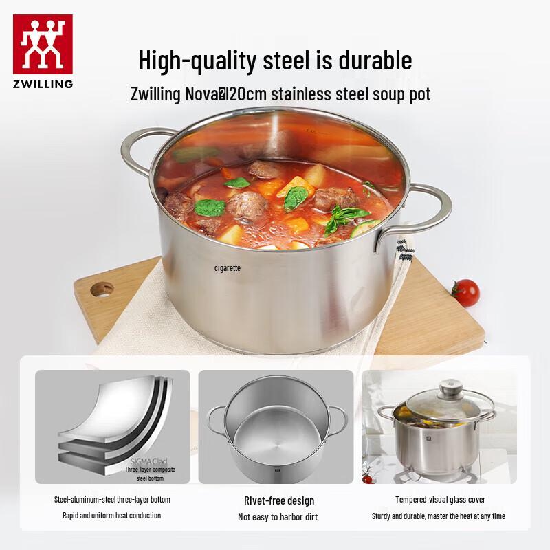 ZWILLING Stainless Steel 5-Piece Cookware Set