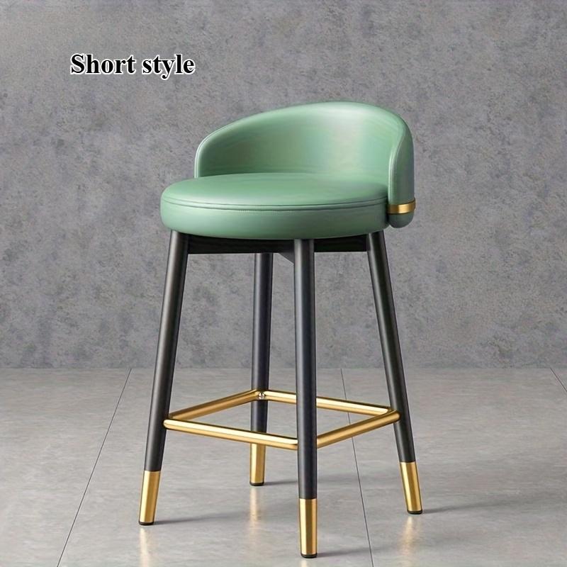 65cm Luxury Forged Iron Bar Stool - Simple Swivel Bar Chair for Home Kitchen Island & Counter, bar chairs, nordic bar stool