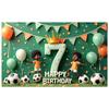 Football Graphics Playground Banner Soccer Theme Banner Birthday Party Banner for Playground Decoration Photography Background