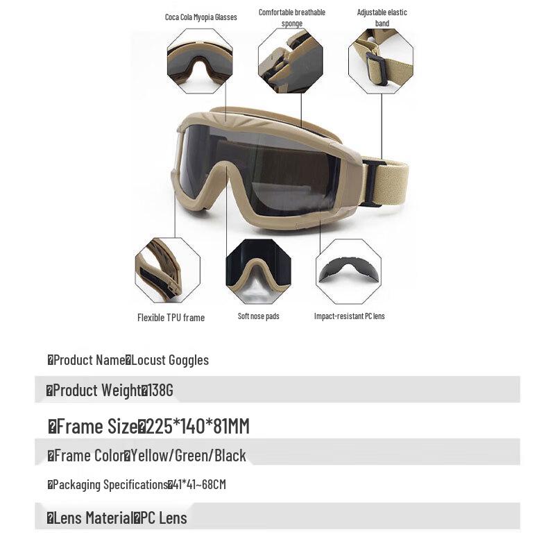 Tactical Windproof Sand Goggles