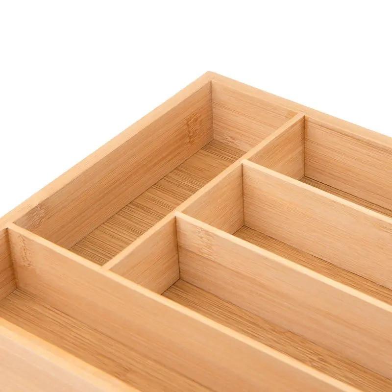 Лоток органайзер для столовых приборов Supretto бамбуковый (91830001)