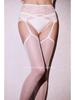 Elegant Lace One-Piece Ultra-Thin Anti-Snag Black Open Crotch Garter Stockings