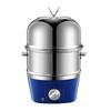 Egg Boiler Double Layers Egg Cooker Multi-function Breakfast Machine Stainless Steel Egg Steamer Mini Steamer Poacher Kitchen