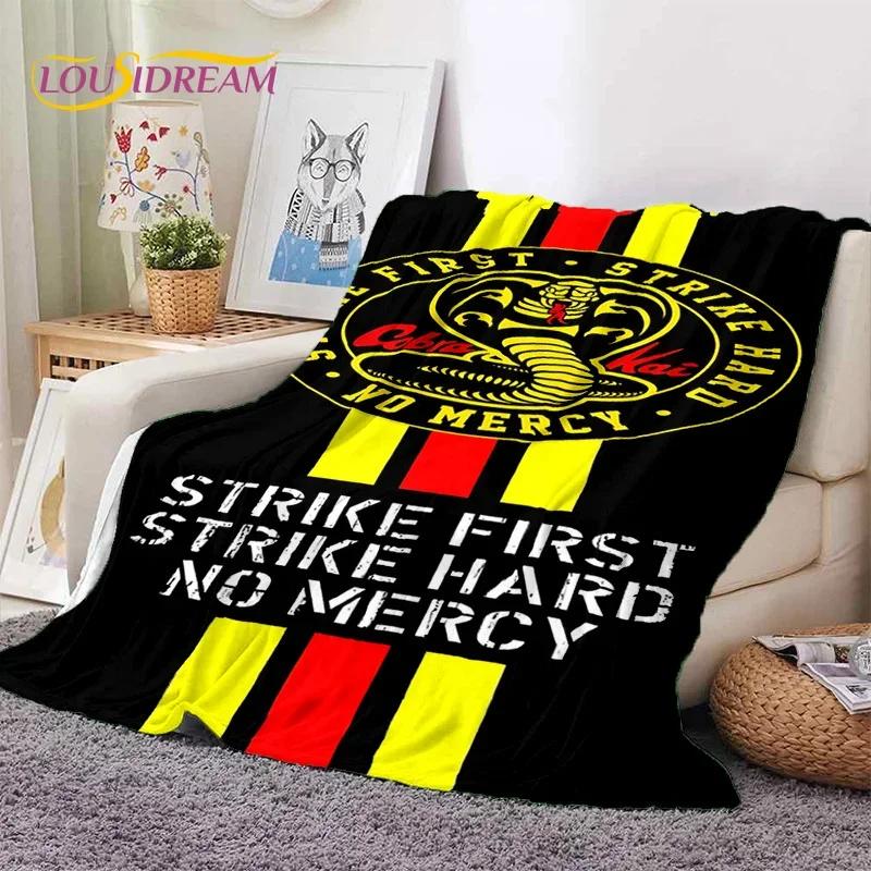 3D Cobra Kai Classics TV Amanda Karate Soft Flannel Blanket for Beds Bedroom Sofa Picnic,Throw Blanket for Cover Outdoor Leisure