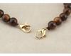Chinese Style Wenge Gourd Women's Necklace - Versatile Diagonal Back Chain Accessory