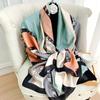 Luxury Brand Women Scarf Fashion Print Silk Scarves Summer Shawls And Wraps Soft Pashmina Lady Bandana Foulard Hijabs