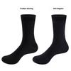 Business Formal Suit Calf High Quality Suitable for Set of 5 [YUEDGE] Men's Socks, Socks, Breathable, Non-Sweaty, Grey, Cotton, Men, 23-25cm,