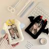 Cute Plush Photocard Case Demons&Angels Multifunctional Photo Card Holder Card Case Students