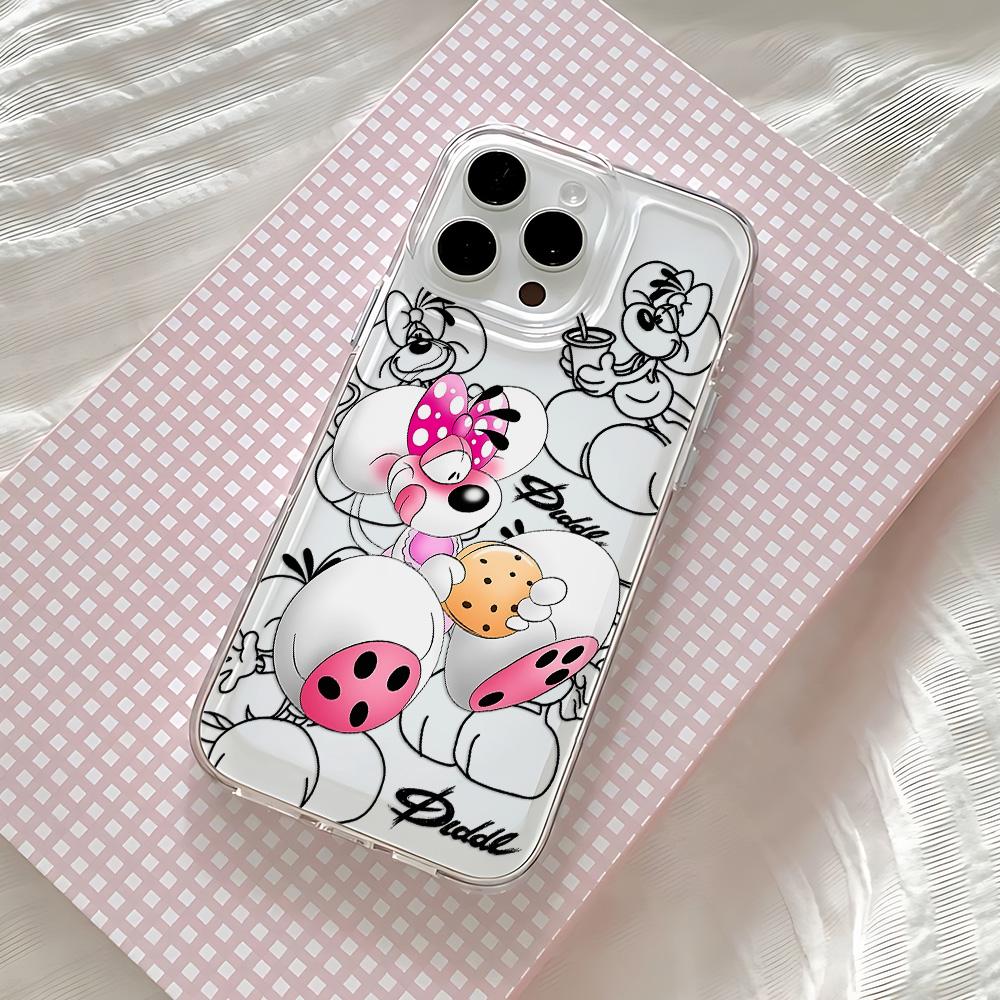 Coque de téléphone Cartoon Diddls Souris Pour Samsung Galaxy S26 S25 S24 S23 S22 S21 S20 FE Note20 Note10 Edge Plus Ultra Lite 5G Housse