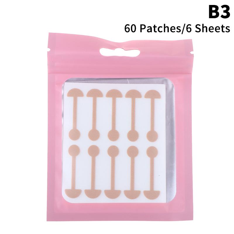 20-100Pcs Dumbbell Nose Tip Patch Elastic Skin Color Disposable Contouring Corrective Nose Strips Thin Nasal Beauty Nose Sticker