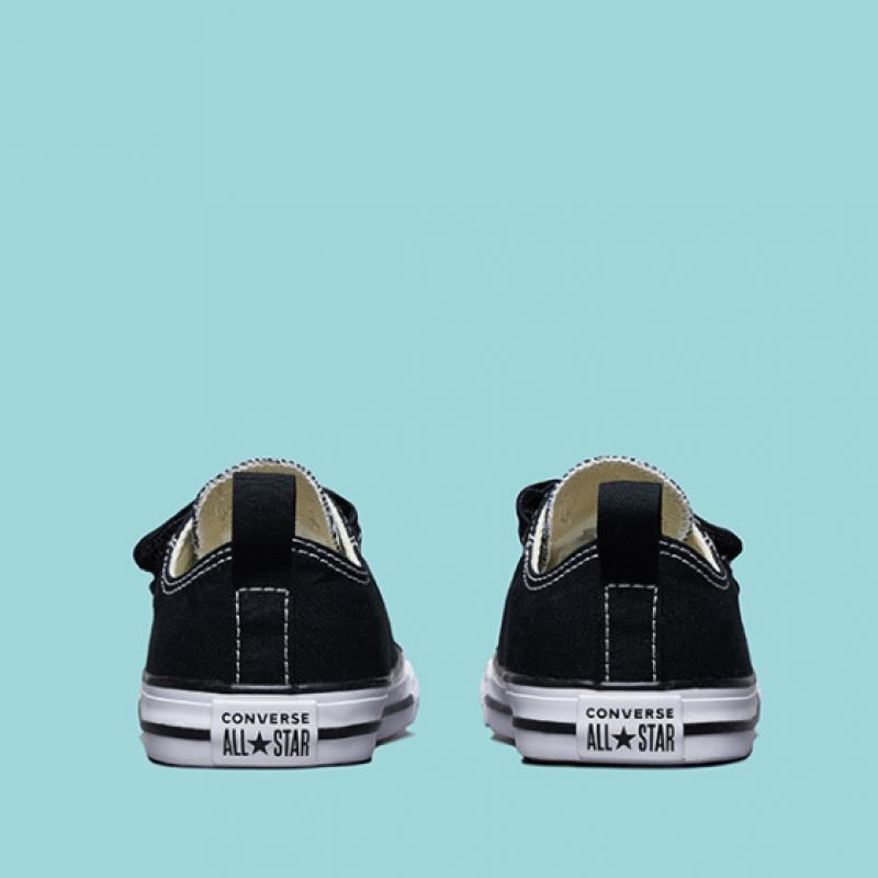 Converse Toddler Sneakers Velcro Low Black 7v603c