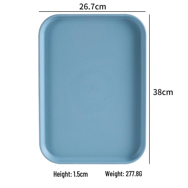 Simple Rectangular Plastic Serving Tray