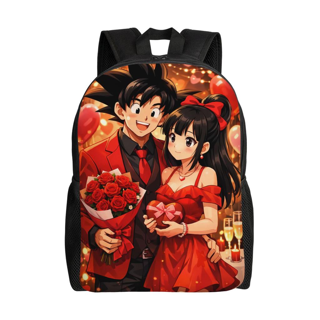 Kid Goku Flying On Nimbus Dragon Ball Backpack Cute Backpacks Youth Hiking Big High School Bags Design Rucksack