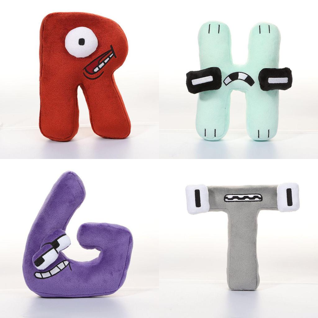 Soft Alphabet Lore Letter A Plush Dolls Educational Toys Xmas Gift
