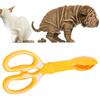 Pet Portable Scissor Dog Cat Pooper Scooper Clamp Pet Waste Cleaner Outdoor Pet SuppliesYellow
