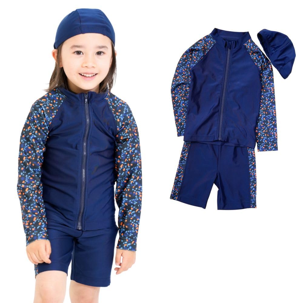 

комплект купальника 120 [RIO] Мальчиковый 3 предмета (темно-синий, см)