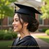 Soft Felt Flexible Plastic Grad Cap Headband Insert, Hairstyle Protection for Graduation Hat Placement
