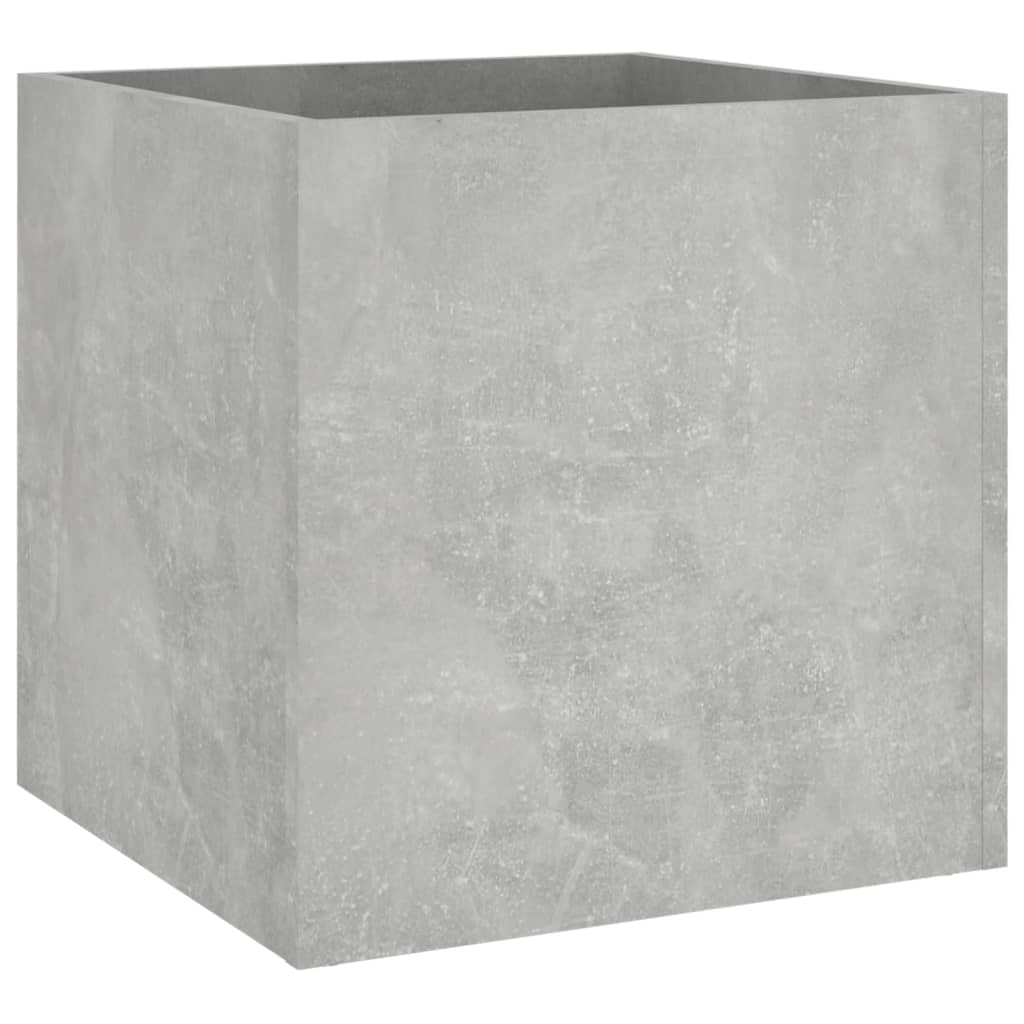 Plant Pot Concrete Gray 40x40x40 cm