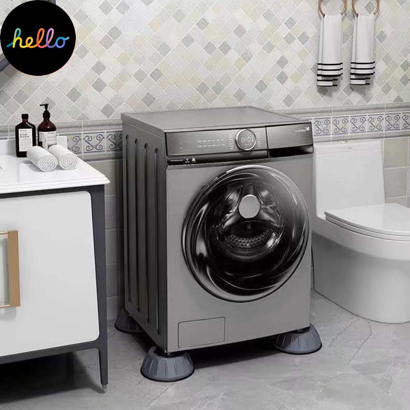 4Pcs Anti Vibration Feet Pads Was Ng Mac Ne Rubber Mat Anti-Vibration Pad Dryer Non-Slip Universal Fixed Was Ng Mac Ne Stand