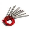 FCABA 10PCS 6mm 120~135mm 201SUS Single Head Dual Heating Tube 110V/220V/380V 200W Cartridge Heater Electric Resistance Element