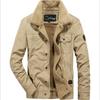 Giacca invernale imbottita in cotone da uomo con revers in pile extra Cappotto caldo per giovani e mezza età Giacca imbottita in cotone taglia larga ampia