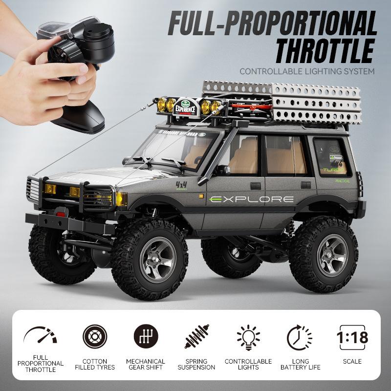 Jxc 118 4 Roues Motrices Prêt à Rouler Voiture RC Tout-Terrain Lr1801 Véhicule Tout-Terrain Professionnel Camion d'Escalade Rock Crawler Buggy Jouet pour Adulte Cadeau