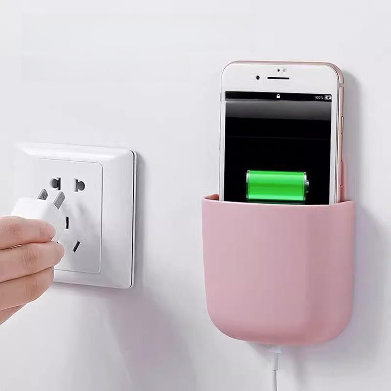 Creative Wall-Mount Remote and Phone Storage Box