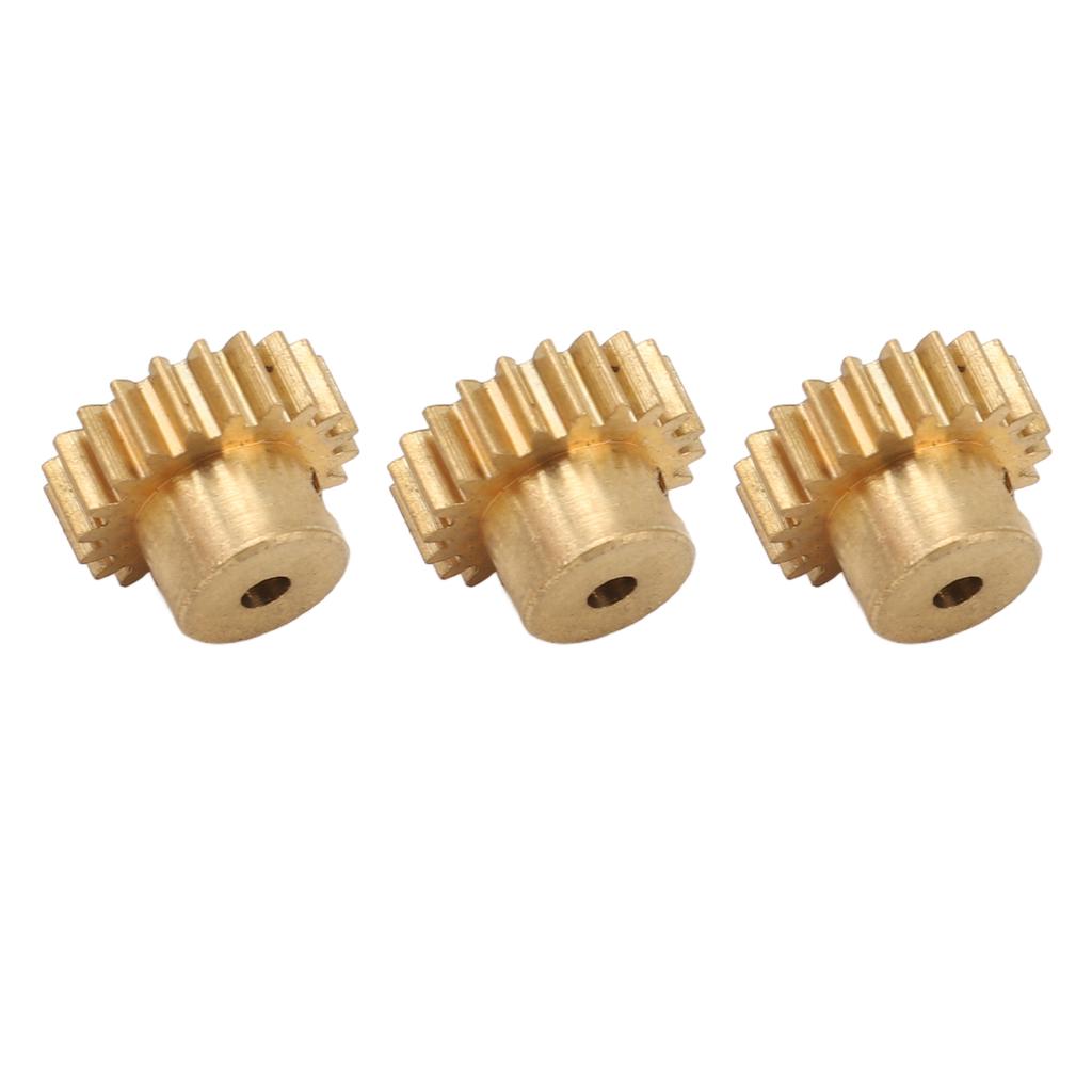 RC Motor Gear 20T M0.6 Copper RC Motor Pinion Set for 1/12 1/16 RC Cars for 370 380 390 Motors 3pcs