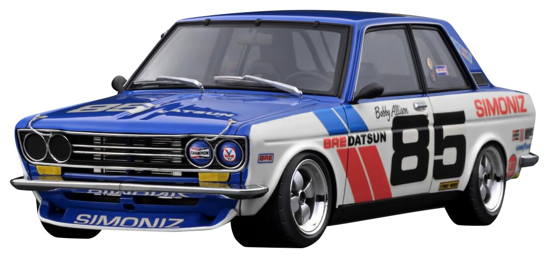 

Модель зажигания Datsun Bluebird Завершенный продукт 1/18 (510) Белый/Синий #85