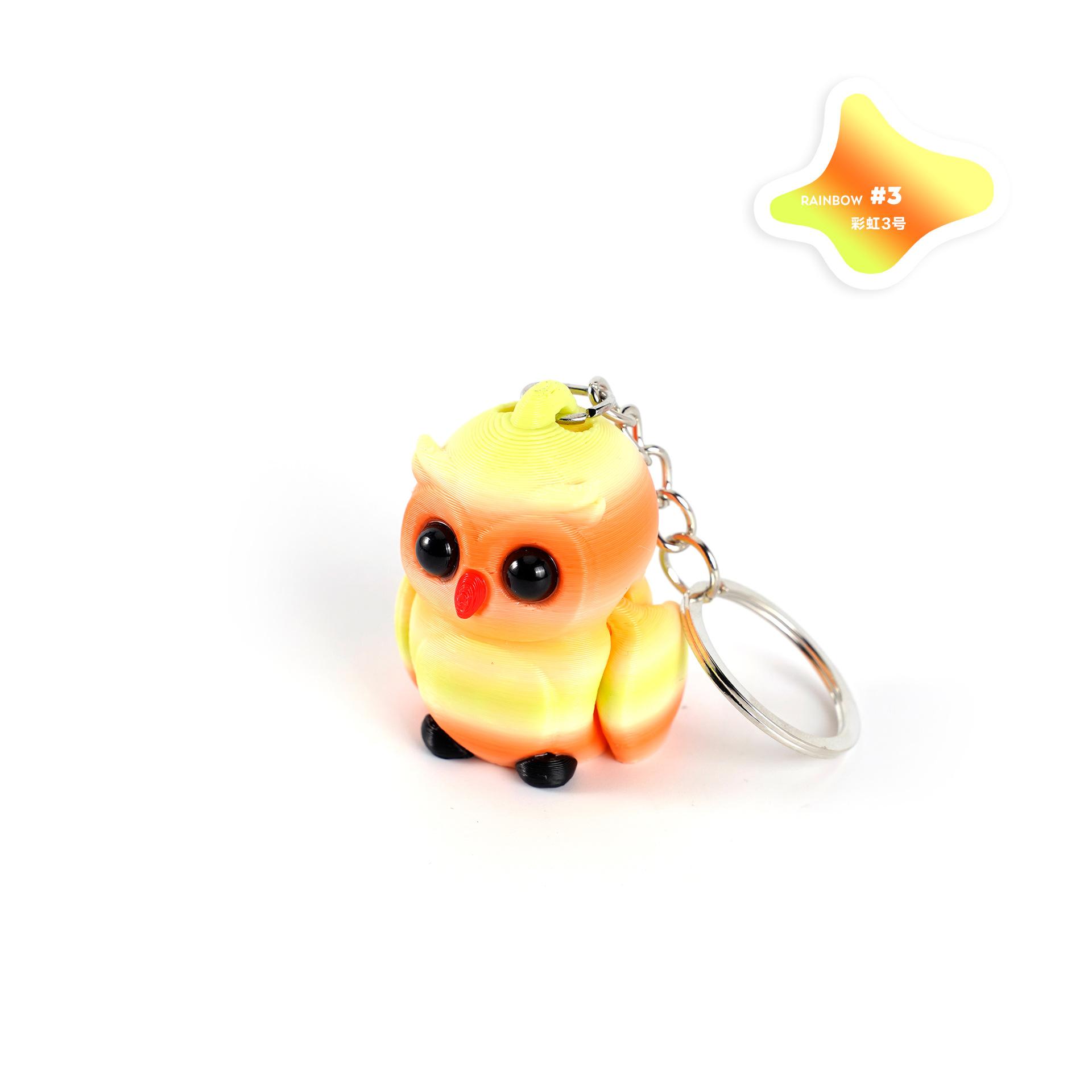 

Милая подвеска с хамелеоном, многоцветная и с подвижными аксессуарами на интегрированных шарнирах, популярное украшение