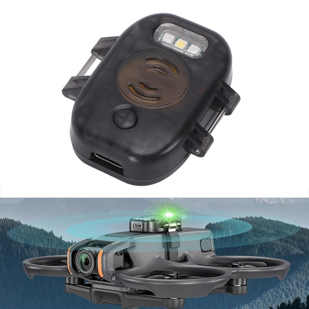 Drone Strobe Light Fit for   AVATA Drone Anti Collision Light Rechargable Flash Led Lamp Night Flying Indicator Sound Flashing Alerts