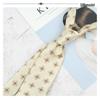 Maillard Style 8CM Retro Beige Coffee Champagne Tie - Korean Casual and Formal Fashion for Men