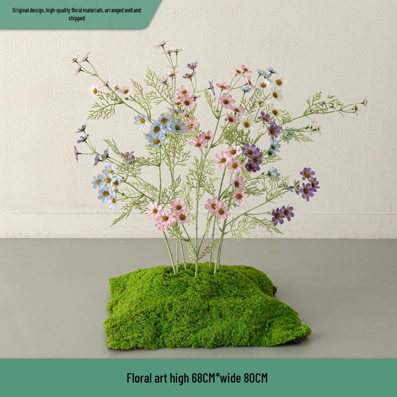 Monet Garden Artificial Floral Window Display and Landscaping Decorations