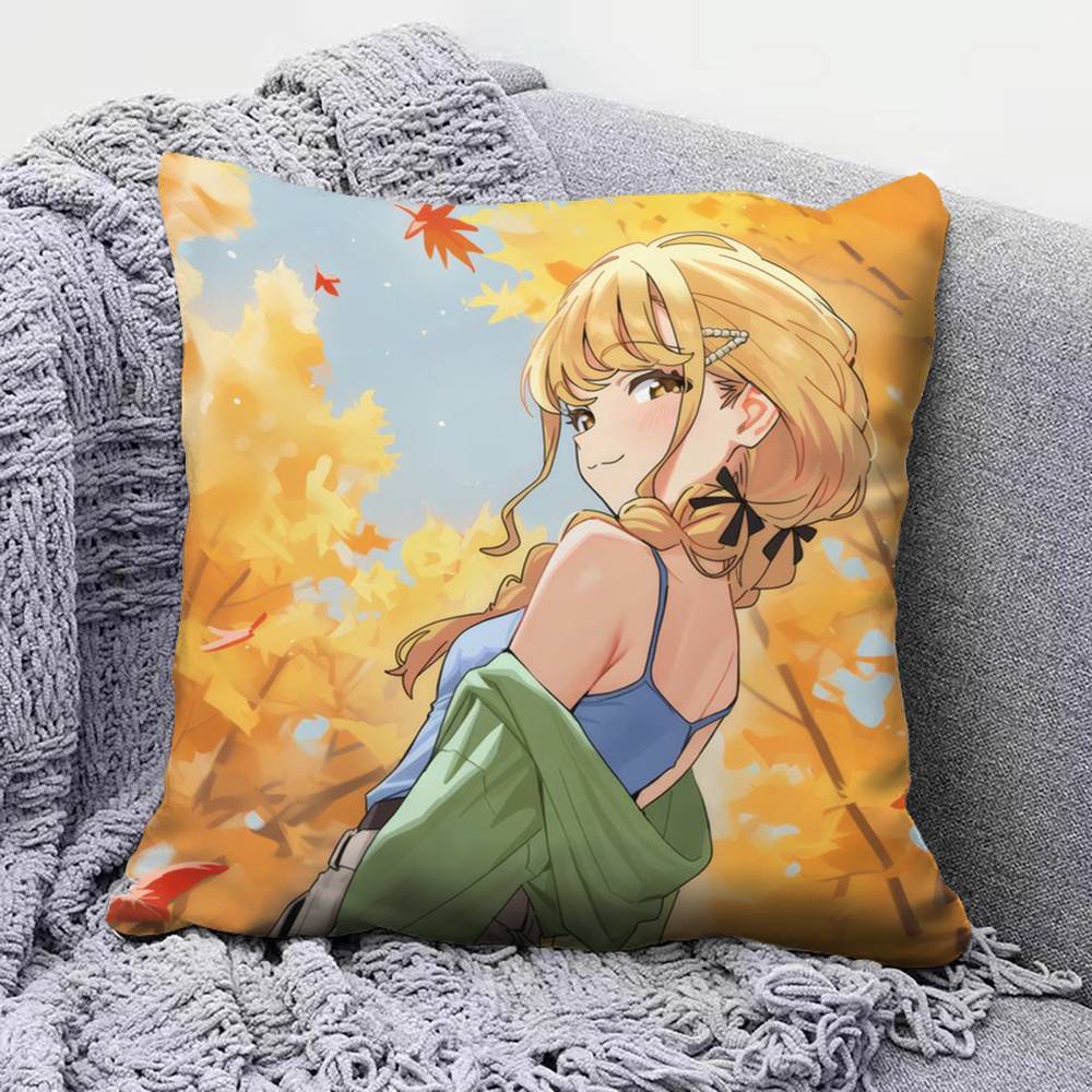 Fujita Kotone Cute Anime GGirl  Pillow Covers Home Sofa Cushion Covers and Aecorative Custom