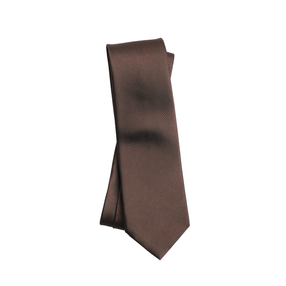 [Y&TAILOR] Necktie, Kyoto-made, Tango-made, Solid 16 Rep Silk, 100% High-Quality, Made in Japan, Stylish, Business, Gift (Brown)