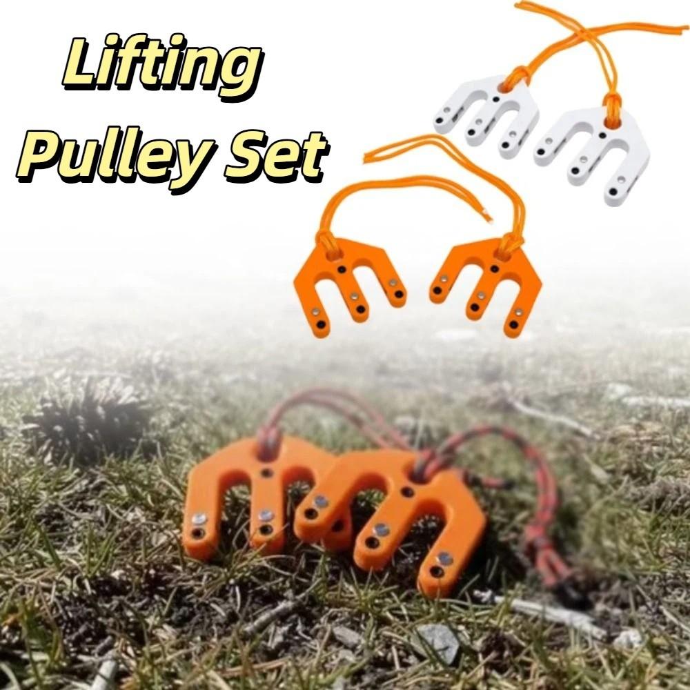 Ultralight Block And Tackle System Nylon Material Tackle Pulley System  Lifting Tasks