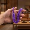 Sensory Toys for Anxiety 23cm Cute Worm Plush Toy, Fidget Caterpillar Twist Prop Handheld Tools with Big Eyes, Soft Stuffed Prank Toy Kids Party