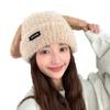 Japanese Label Thickened Knitted Hat for Women In Autumn and Winter Outdoor Warm Pullover Cold Hat with Personality and Versatile Woolen Hat for Men