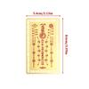 2026 Tai Sui Amulet Card Feng Shui Prayer Gold Card Exorcism Protection Buddha Gift Amulet Safe Bring In Wealth And Treasure
