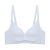 Smooth Traceless Soft Support Base Simple Adjustment Underwear Summer Thin Women Gather Big Breasts Show Small Bra