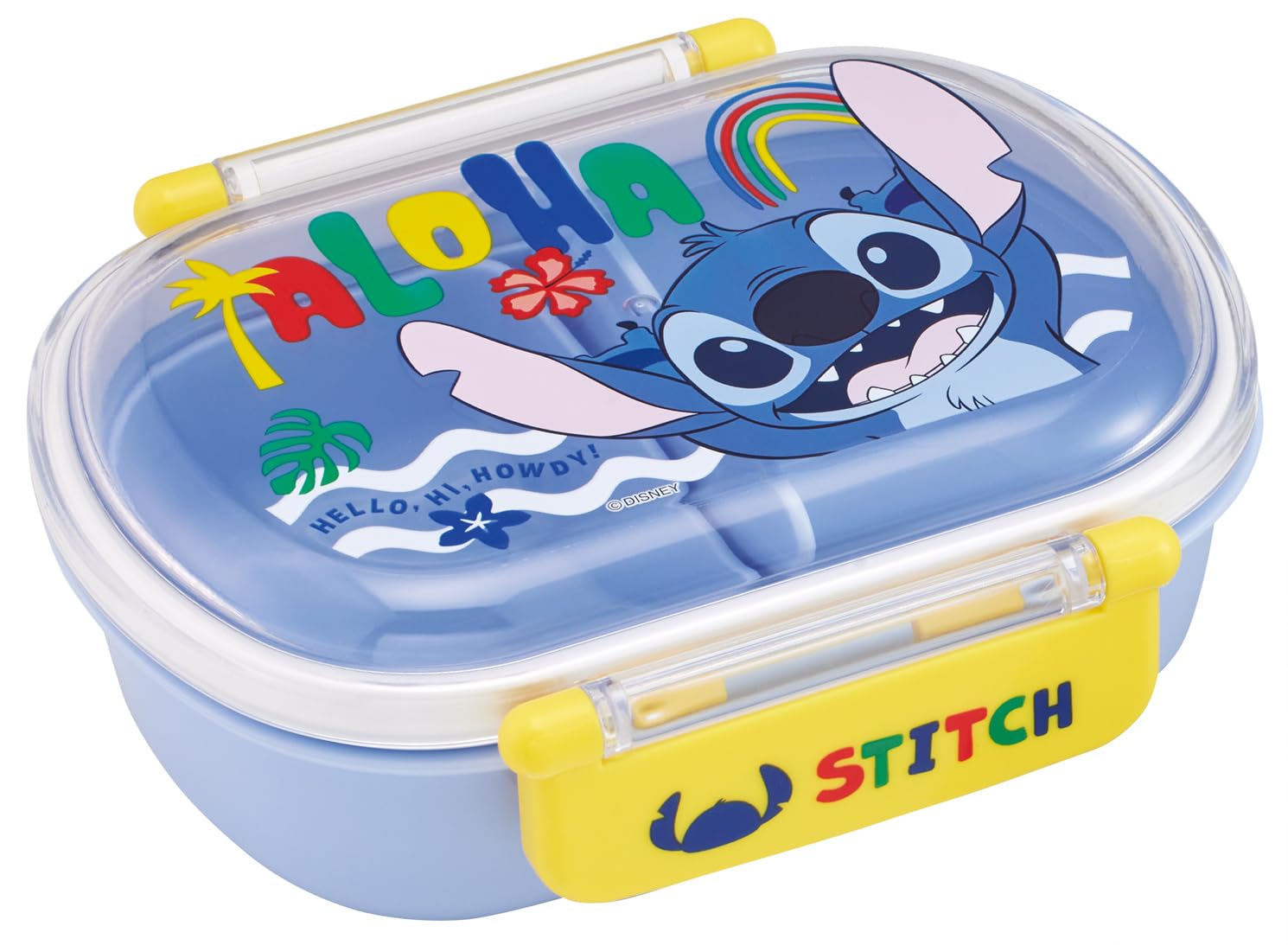 

Skater Bento Fluffy Serving Single Made in Dishwasher and Microwave Disney Lilo Stitch 26 Boys and Kids Box, Capacity, Tier, 360ml, Japan, Safe, &