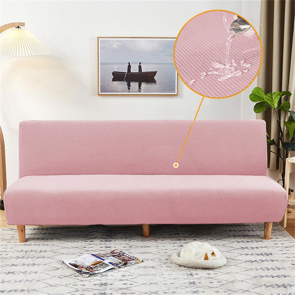 Jacquard Solid Color Sofa Bed Cover Elastic Water Repellent Couch Cushion Cover Non-slip All-inclusive Seat Slipcover for Home